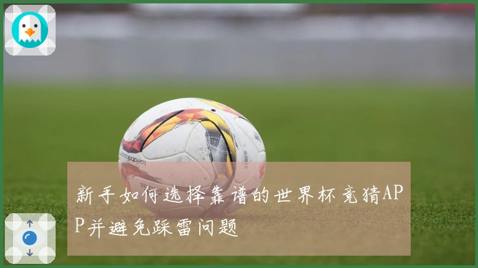 新手如何选择靠谱的世界杯竞猜APP并避免踩雷问题